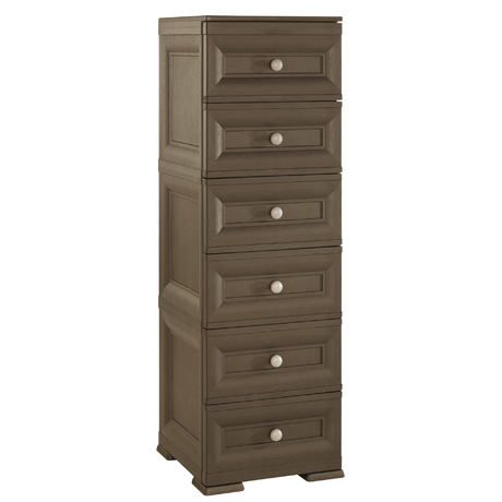 OMNIMODUS TALL CHEST OF DRAWERS - 6 SMALL DRAWERS