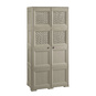 OMNIMODUS CUPBOARD - 4 MODULES WITH 4 SOLID DOORS AND 4 WOVEN LATTICE-STYLE DOORS - 3