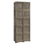 OMNIMODUS CUPBOARD - 5 MODULES WITH 6 SOLID DOORS AND 4 WOVEN LATTICE-STYLE DOORS - 2