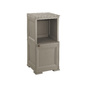 OMNIMODUS FURNITURE UNIT - 1 MODULE WITH WOOD-FINISH DOOR AND 1 SHELVING MODULE - 3