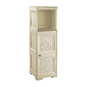 OMNIMODUS FURNITURE UNIT - 2 MODULES WITH WOVEN LATTICE-STYLE DOORS AND 1 SHELVING MODULE  - 2