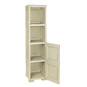OMNIMODUS FURNITURE UNIT - 2 MODULES WITH WOOD-FINISH DOOR AND 2 SHELVING MODULES - 1