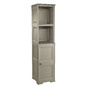 OMNIMODUS FURNITURE UNIT - 2 MODULES WITH WOOD-FINISH DOOR AND 2 SHELVING MODULES - 3