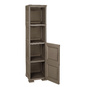 OMNIMODUS FURNITURE UNIT - 2 MODULES WITH WOVEN LATTICE-STYLE DOORS AND 2 SHELVING MODULE  - 1