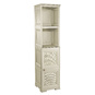 OMNIMODUS FURNITURE UNIT - 2 MODULES WITH WOVEN LATTICE-STYLE DOORS AND 2 SHELVING MODULE  - 2