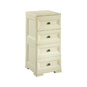 OMNIMODUS TALL CHEST OF DRAWERS - 4 SMALL DRAWERS - 1