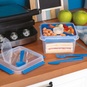 Fresh System Square food Keeper with cutlery holder and sauce container <br/>2,25 L - 3